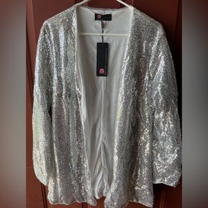 NWT sparkly cardigan size large
